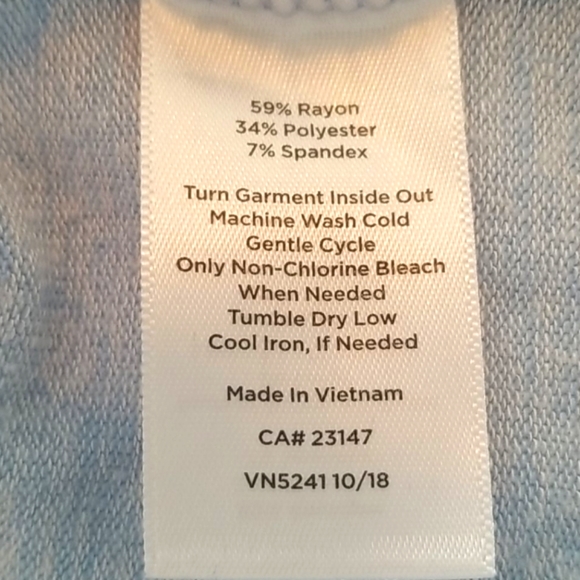 Talbots Tie-front top, size small - Picture 4 of 5